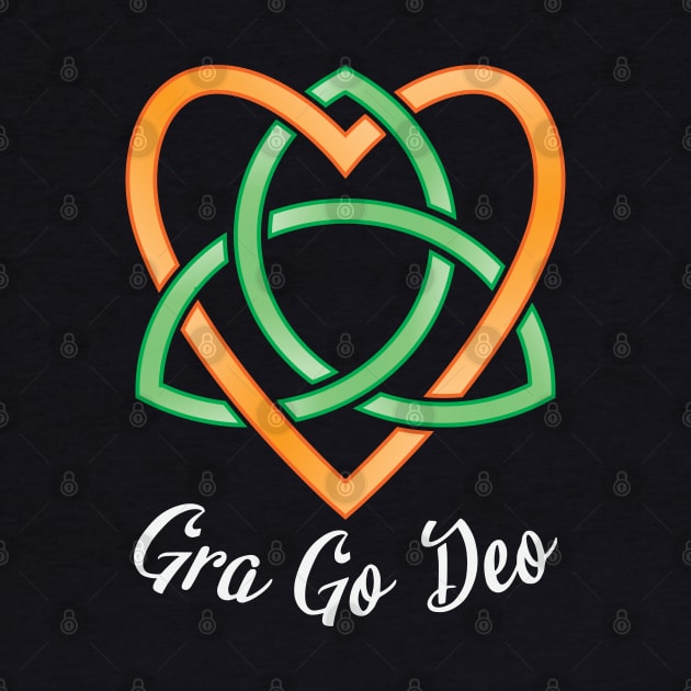 Gra Go Deo Celtic Heart Knot by Finji